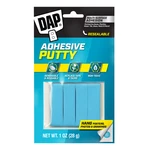 Dap Removable Adhesive Putty: 1.0 Oz. (blue) 7079801201. Fixed Price $8.99.