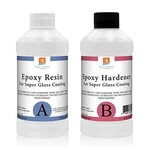 Epoxy Resin 32 Oz Kit 1:1 Crystal Clear And Hardener For Super Gloss. Fixed Price $49.79.