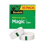 Scotch Magic Tape Value Pack, 1" Core, 0.75" X 83.33 Ft, Clear, 10/PACK. Fixed Price $37.85.