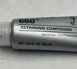 Loctite 660 Retaining Compound 50ML High Strength Shaft Repair, Exp. 07/2027. Fixed Price $39.50.
