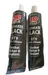 2 X Jb Weld Rtv Gasket Maker Sealant -black 3 Oz Tubes. Fixed Price $11.24.