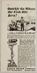 1930 Print Caille Red Head Outboard Motors Fishermen Detroit,michigan. Fixed Price $10.87.
