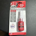 J B Weld 27113 Perma Thread Locker Locking Compound Red High Strength .44OZ. Fixed Price $13.00.