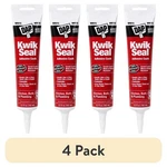 (4 Pack)dap Kwik Seal 5.5 Oz White Adhesive Kitchen And Bath Acrylic Latex Caulk. Fixed Price $27.00.