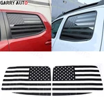 2PCS Black Rear Side Window Glass Usa Flag Sticker For Toyota Tacoma 2011-2015. Fixed Price $36.99.