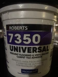 Roberts Universal Resilient Flooring & Vinyl-backed Carpet Tile Adhesive 1 Gal. Fixed Price $24.99.