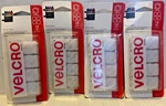 Lot Of 4!!! Velcro 90073 0.88" X Sticky-back Fasteners White (12/PK) New. Fixed Price $20.00.