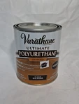 Varathane Ultimate Oil Based Polyurethane, Gloss Finish, 1 Quart Protects Wood. Fixed Price $17.00.
