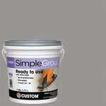 Custom Building Products Simplegrout Gallon Delorean Gray Pre-mixed Sanded Tile. Fixed Price $43.54.