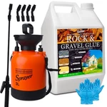 Rock Glue With Pump Sprayer, 1.3 GALLON/170OZ Mulch For Landscaping We.... Fixed Price $65.53.