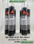 (6PK) SIKAFLEX-252-521 White Adhesive And Sealant 10.3 Fl. Oz Tubes 017-90915. Fixed Price $120.00.