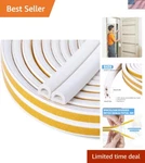 Eco-friendly White Weather Stripping 16.5 Ft Self-adhesive Door & Window Seal. Fixed Price $11.99.