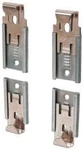 Nickel Plated Adjustable Mirror Clip Set For 1/4 In (6 Mm) Straight Edge Glass -. Fixed Price $14.12.