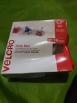 New Velcro 90083 3/4" X 15 Foot Sticky Back Roll Beige Fastener Holder White. Fixed Price $20.00.