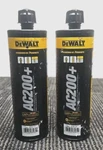 (4) Dewalt AC200+ PFC1271110 Hybrid Acrylic Anchoring System - 14OZ Bottles. Fixed Price $42.99.