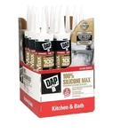 Dap Silicone Max 10.1-OZ Kitchen & Bath White Caulk 12 Pack. Fixed Price $93.50.
