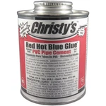 Christy's Red Hot Blue Glue Pvc Pipe Cement, Medium Body, Fast Set, Pint,. Fixed Price $36.71.