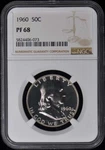 1960 Franklin Half Dollar 50C Ngc PR68. Fixed Price $97.99.