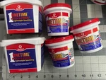 5-PACK Lot Pint Red Devil Onetime Patch & Prime Lightweight Spackling White 0540. Fixed Price $22.19.