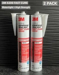 Pack 3M 5200 Fast Cure Marine Adhesive Sealant White 10 Oz 06520 Watertight. Fixed Price $50.99.