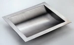 Stainless Steel Drop-in Deal Tray, Brushed Finish, 12" (w) X 10" (d). Fixed Price $65.00.