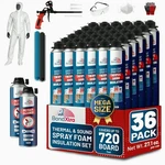Bondxtra Spray Foam Insulation Kit (36 32.80 OZ/930 GR720 Brd Ft) Self Expan. Fixed Price $437.99.