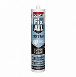 Soudal - Fix All Crystal Clear 290ML Strong Bonding Sealant Adhesive. Fixed Price $16.99.