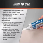 Dap 18860 Uv Resistant Acrylic Base 48.3 G/l Voc Clear Premium Sealant 5.5 Oz.. Fixed Price $10.52.