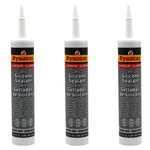 Dynatex Industrial Silicone 10.1OZ Caulk Tube Flexible Watertight (3-PACK). Fixed Price $38.96.