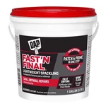 Dap Fast'n Final Lightweight Spackling, 1 Gal, White, Easy Application. Fixed Price $29.63.