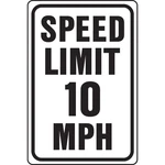 Hy-ko Speed Limit 10 Mph Sign 12" X 18" (1 Pc.). Fixed Price $22.62.