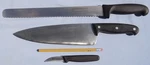 Superior Culinary Master Knives Paring Serrated Carving Heavy Chefs Knife. Fixed Price $29.99.