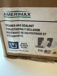 Amerimax 4700825 Aluminum White Seamer & Sealant Packs 6" Case Of - New. Fixed Price $72.10.