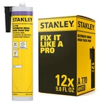 Stanley A770 Hybrid Polymer Ultimate Grab High Tack Adhesive, 9.8OZ 12 Pk White. Fixed Price $69.90.