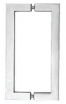 Crl SQ12X12BS Ssl 12" Glass Mounted Square Tube Style Pull Handle. Fixed Price $98.50.