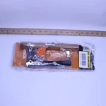 Prime-line Sliding Glass Door Handle Set, 6-5/8" Diecast Wood, Hook Style. Fixed Price $10.01.