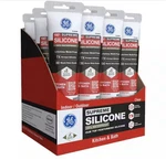 Ge Supreme Clear Silicone Kitchen And Bath Caulk Sealant 10.1 Oz 12 Pack. Fixed Price $82.99.