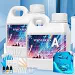 500ML Self-leveling Epoxy Resin Set Bubble Free Fast Curing Low Odor For River. Fixed Price $39.02.