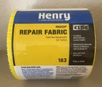 Henry 183 Roof Repair Flexible Reinforcing Glass Fabric 4" 150' Yellow New Pkg. Fixed Price $14.00.