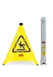 Rubbermaid 9S00 20" Pop-up Safety Cone Multi-lingual & Wet Floor Symbol. Fixed Price $35.21.