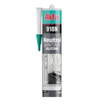Akfix 918N White 100% Silicone Caulk For Kitchen And Bathroom (1X10.5 Fl.oz.).... Fixed Price $19.86.