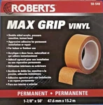 Roberts Double Sided Acrylic Adhesive Strip Max Grip Tape For Vinyl 1-7/8 "x 50'. Fixed Price $8.75.