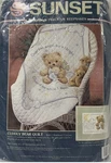 Vintage 1994 Dimensions Cuddly Bear Baby Quilt Cross Stitch Kit 13065 Usa New. Fixed Price $26.95.