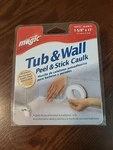 Magic Tube & Tile Peel Stick Caulk -5/8 X 11" New In Package. Fixed Price $7.99.
