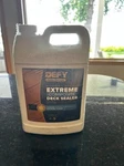 Defy Crystal Clear Composite Deck Waterproofing Sealer 1 Gallon, New Package. Fixed Price $50.00.