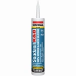 Soudasil Silicone Kitchen & Bath Caulk, Clear, 10.1 Oz. - 146898. Fixed Price $19.83.