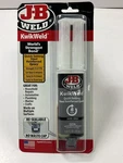 J-b 50176 Kwikweld Steel Reinforced Epoxy Syringe Dries Dark Grey 25 Ml. Fixed Price $9.95.