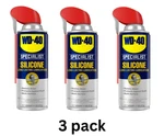 (3 Pack) WD-40 Specialist Water Resistant Silicone Lubricant, 11 Oz. Fixed Price $19.00.