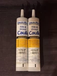 Lot Of 2 - Colorfast Tile & Grout Caulk Chateau Snd 10.3 Fl Oz Each. Fixed Price $26.99.