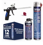 12 Pack 29OZ Cans Tytan Thermospray Foam Insulation Expanding Pu. Fixed Price $99.99.
